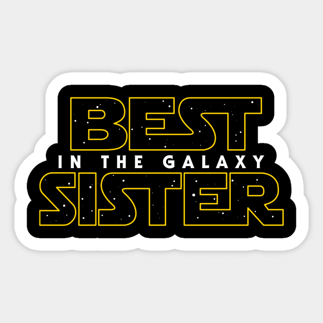 Best Sister in the Galaxy v2 Sticker by Olipop